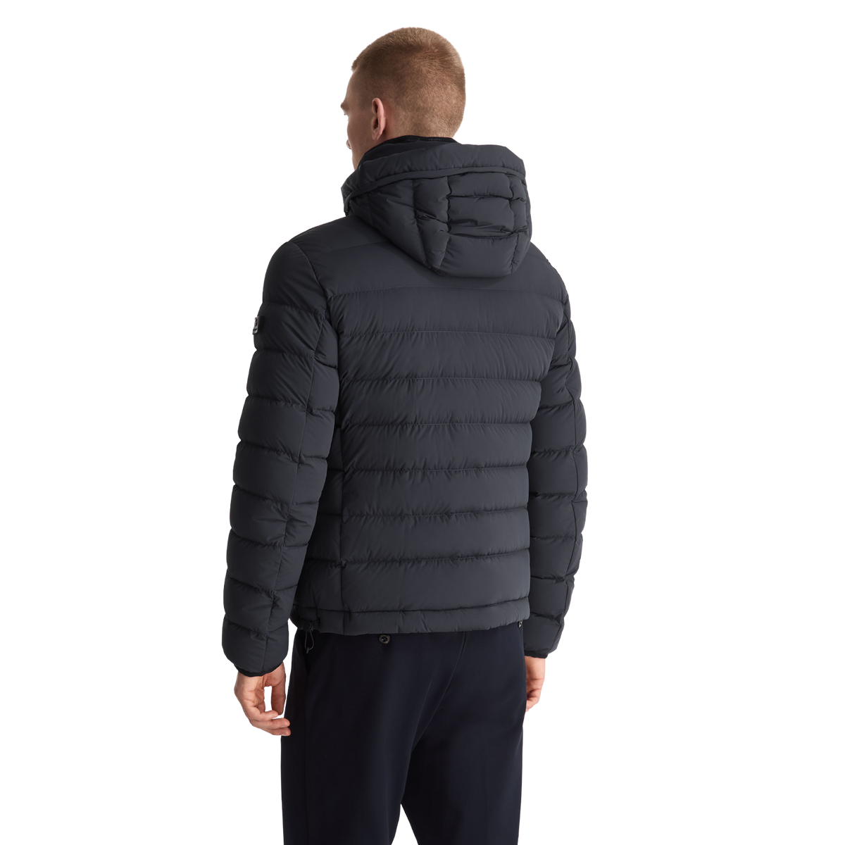 PEUTEREY Piumino corto in tela stretch BOGGS NS 04
