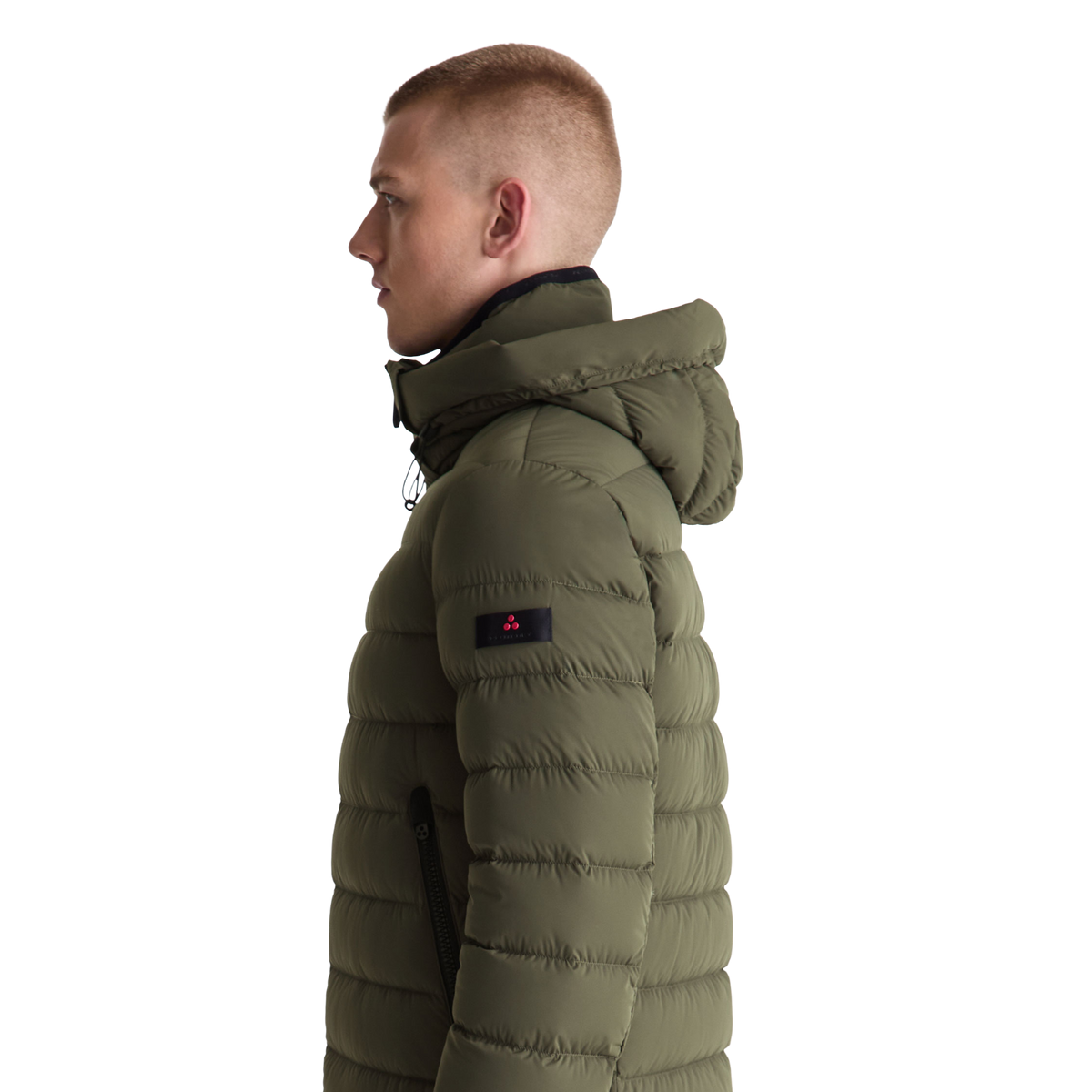 PEUTEREY Piumino corto in tela stretch BOGGS NS 04