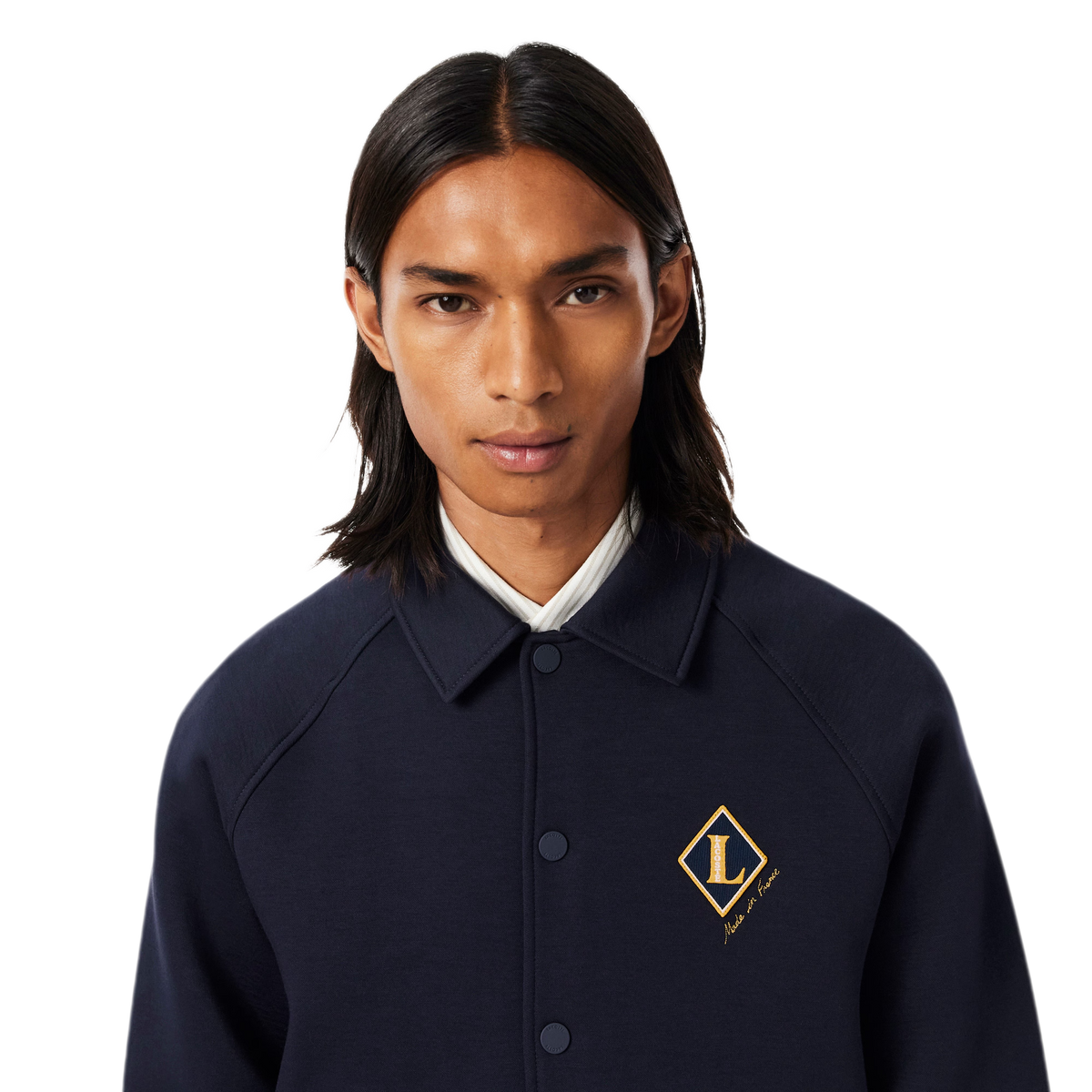 LACOSTE Giacca con stemma stile college BH8614