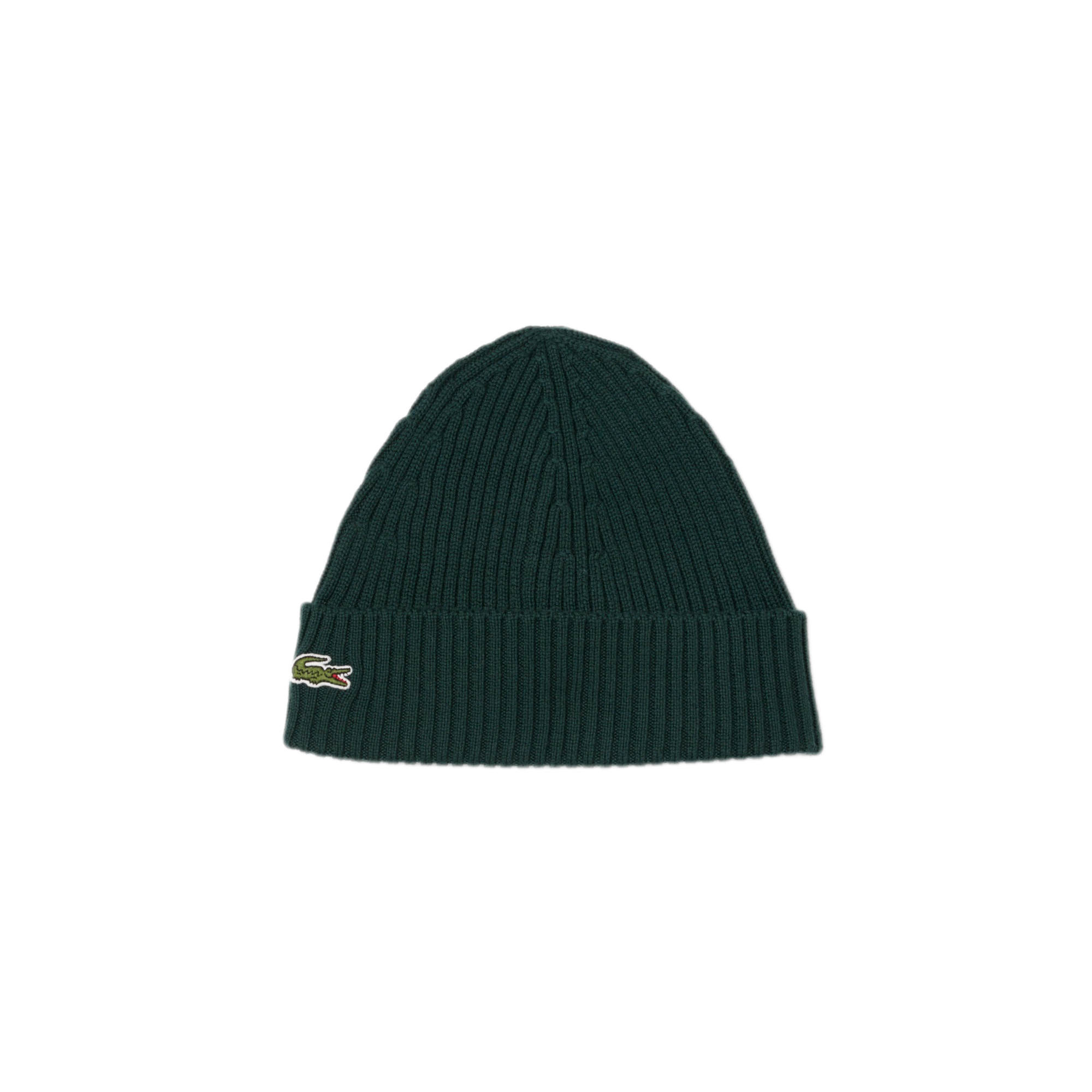 LACOSTE Berretto in lana spazzolata a costine RB0001