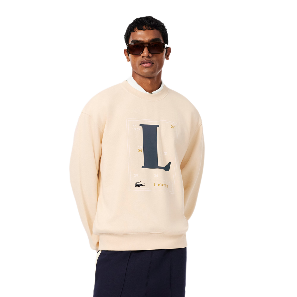 LACOSTE Felpa con stampa grafica SH0070