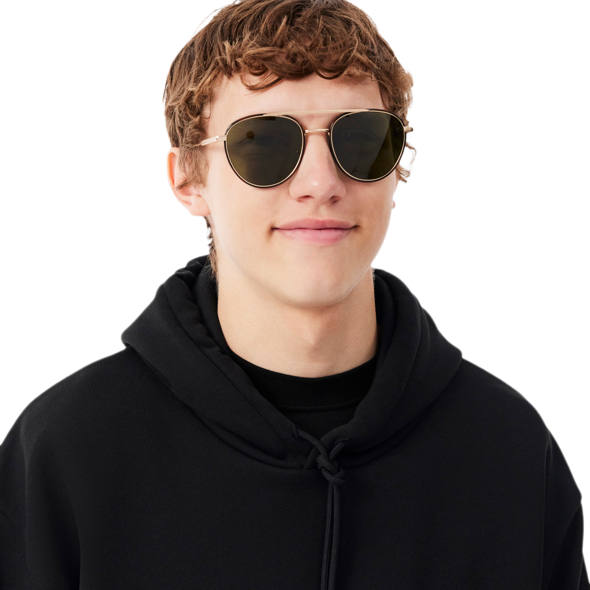 LACOSTE Felpa con cappuccio in tessuto felpato SH8863