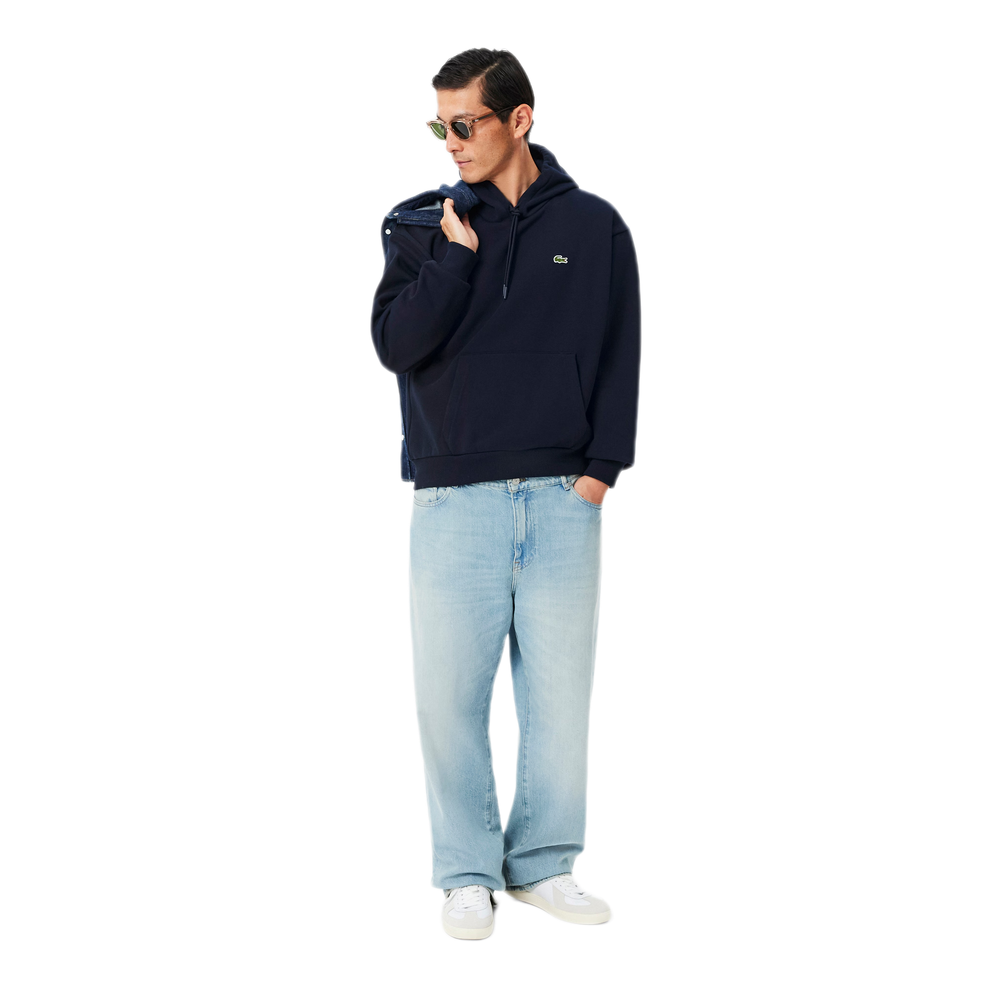 LACOSTE Felpa con cappuccio in tessuto felpato SH8863