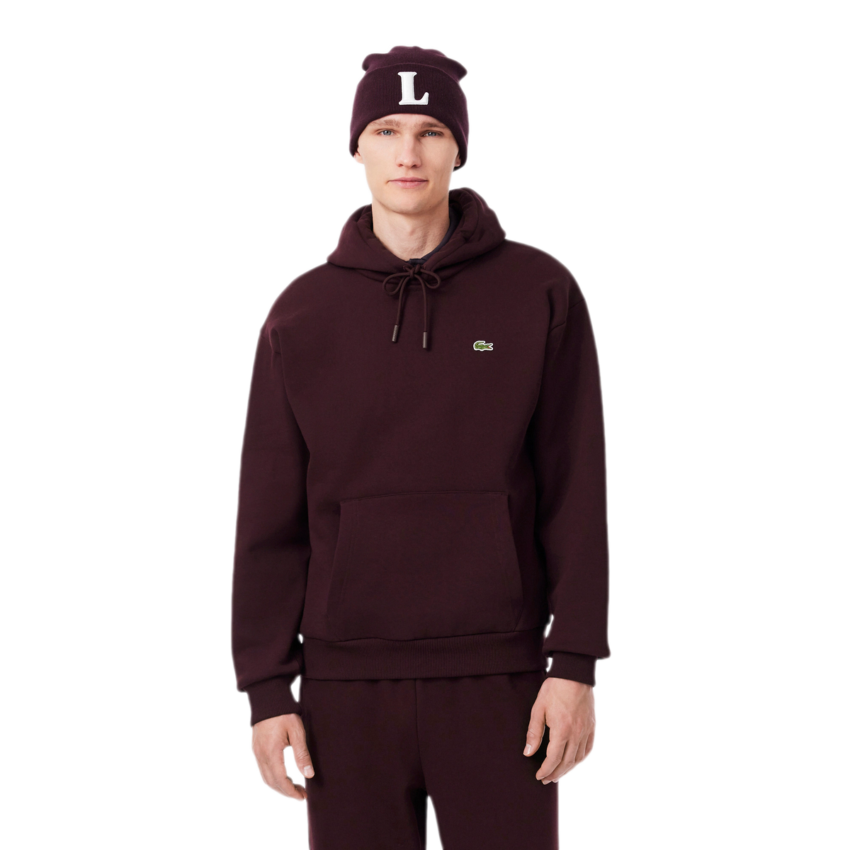 LACOSTE Felpa con cappuccio in tessuto felpato SH8863