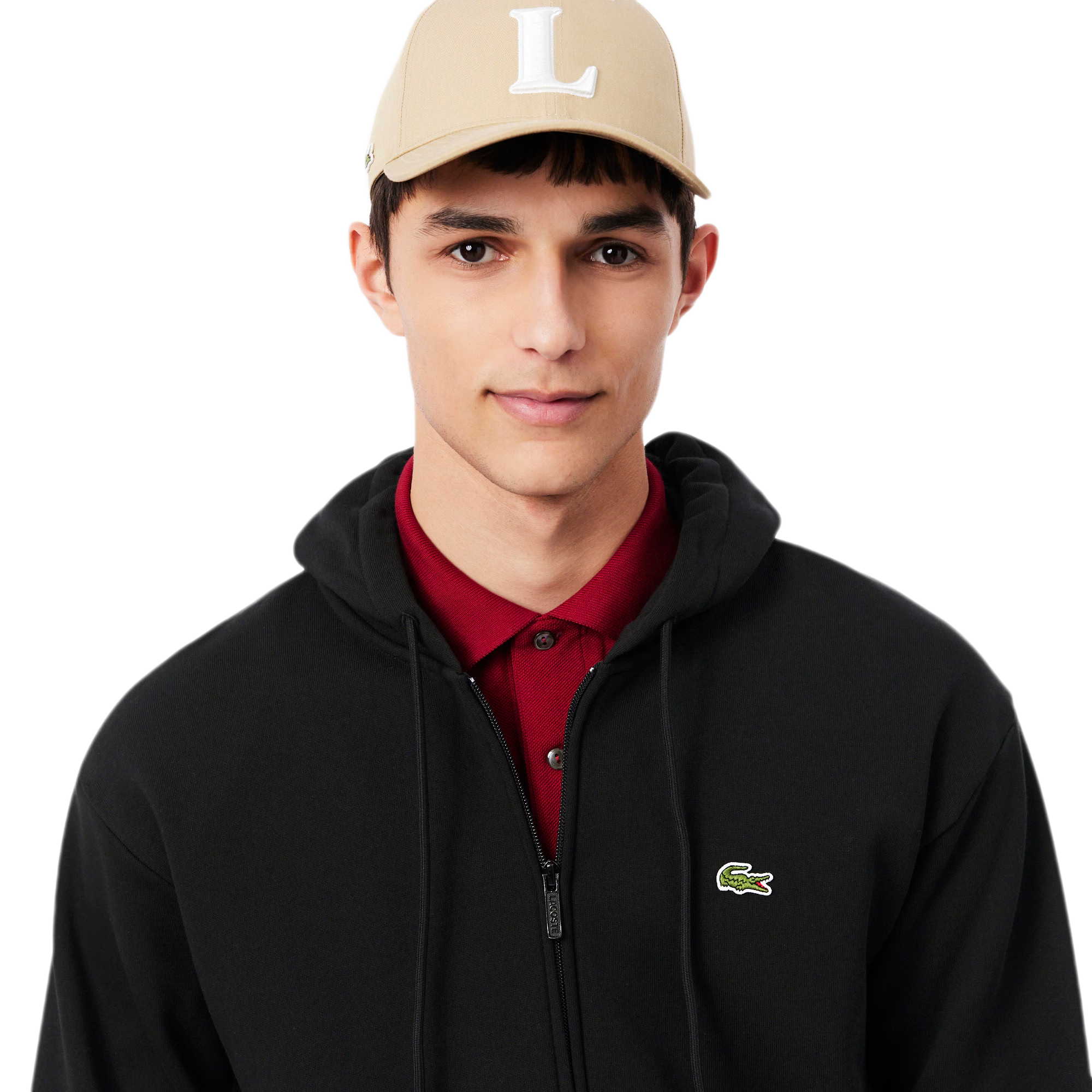 LACOSTE Felpa con cappuccio in tessuto felpato SH8864