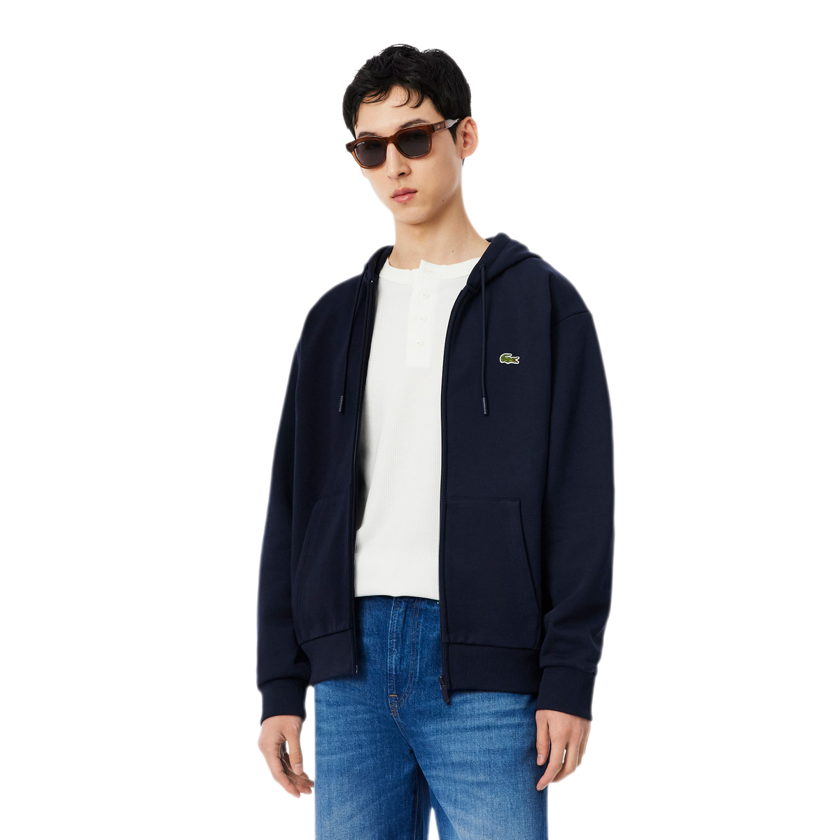 LACOSTE Felpa con cappuccio in tessuto felpato SH8864