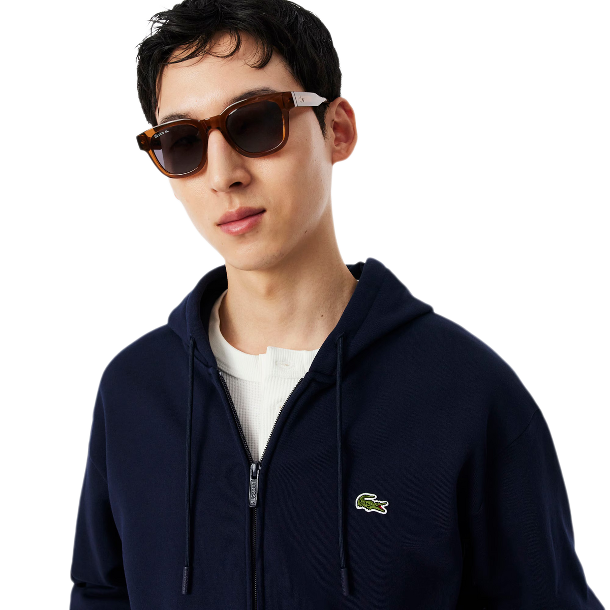 LACOSTE Felpa con cappuccio in tessuto felpato SH8864