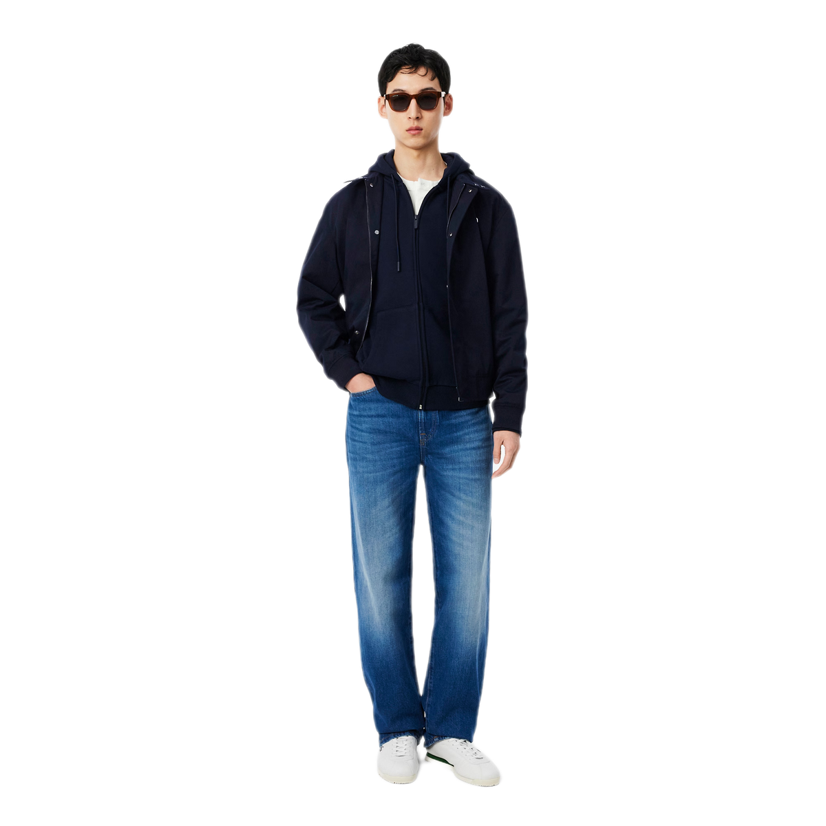LACOSTE Felpa con cappuccio in tessuto felpato SH8864