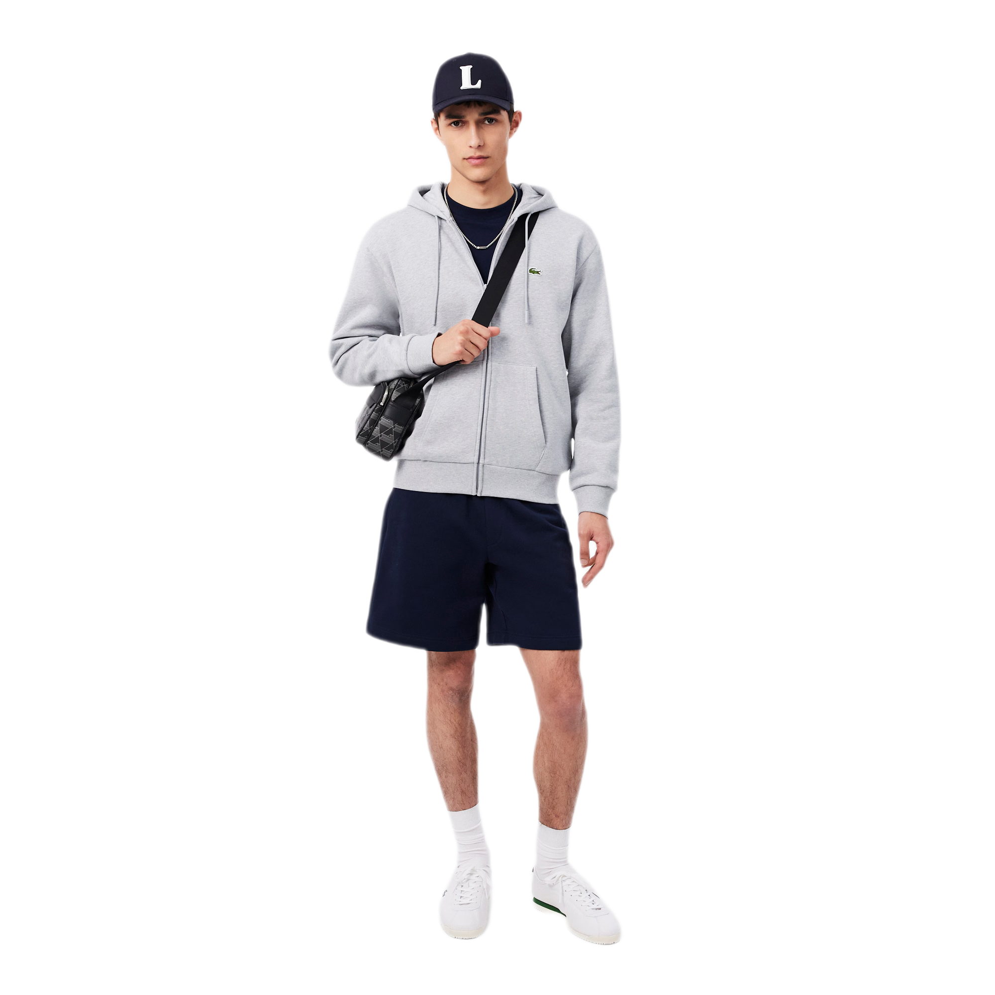 LACOSTE Felpa con cappuccio in tessuto felpato SH8864
