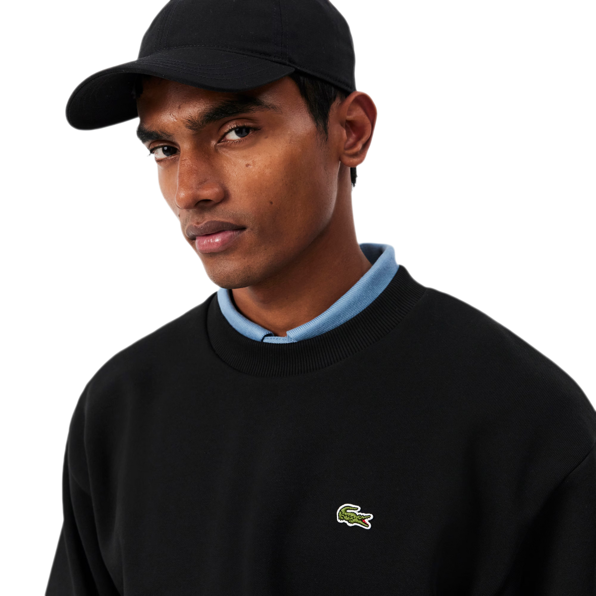 LACOSTE Felpa girocollo in cotone SH8868