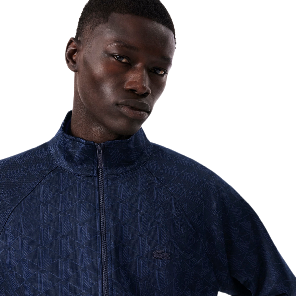 LACOSTE Giacca con zip jacquard con monogramma SH9775