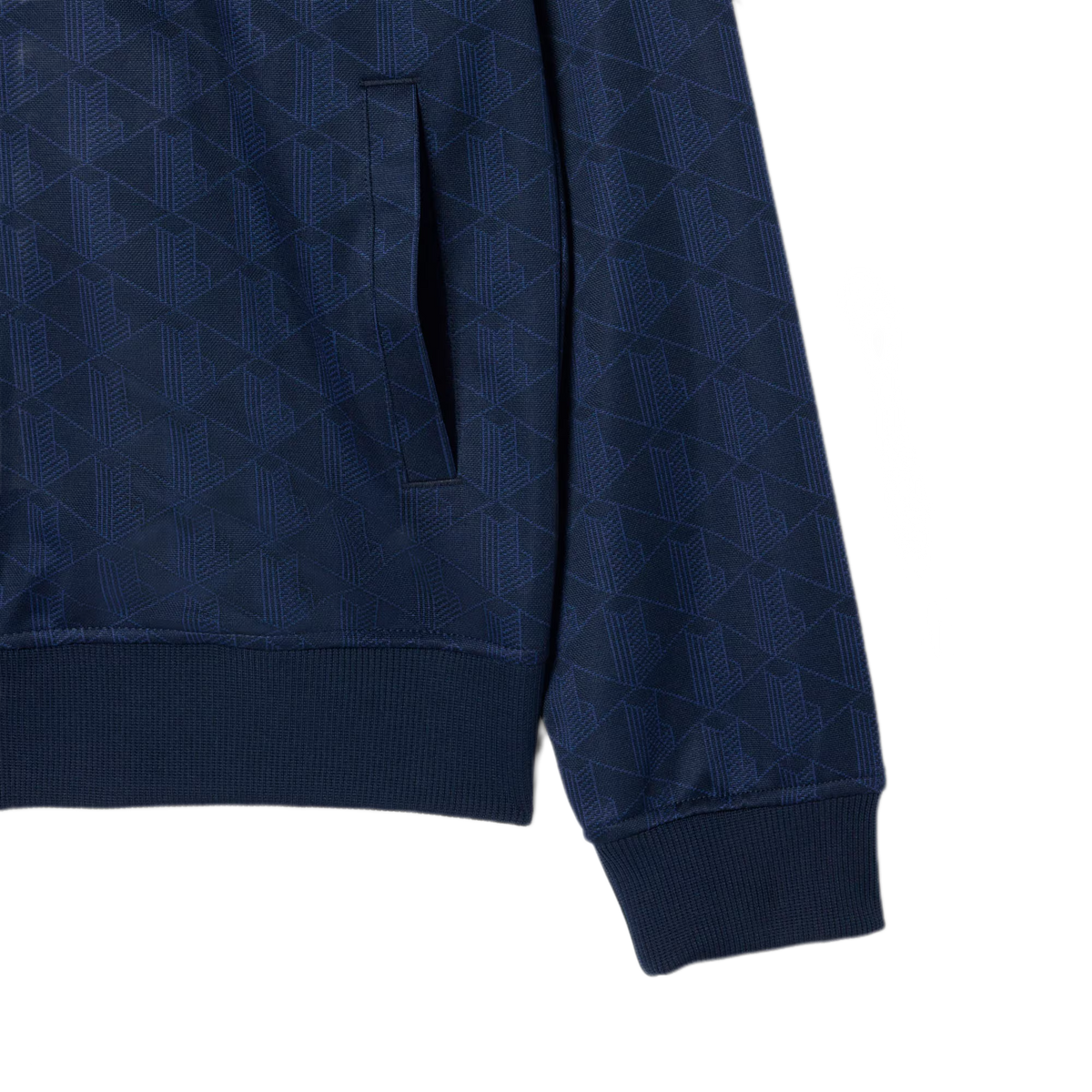LACOSTE Giacca con zip jacquard con monogramma SH9775
