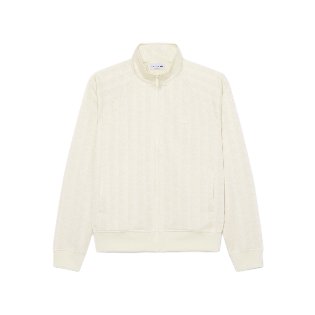LACOSTE Giacca con zip jacquard con monogramma SH9775