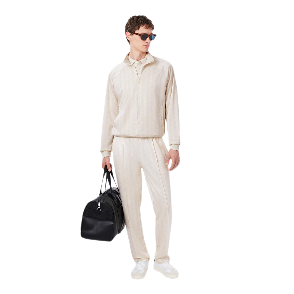 LACOSTE Giacca con zip jacquard con monogramma SH9775