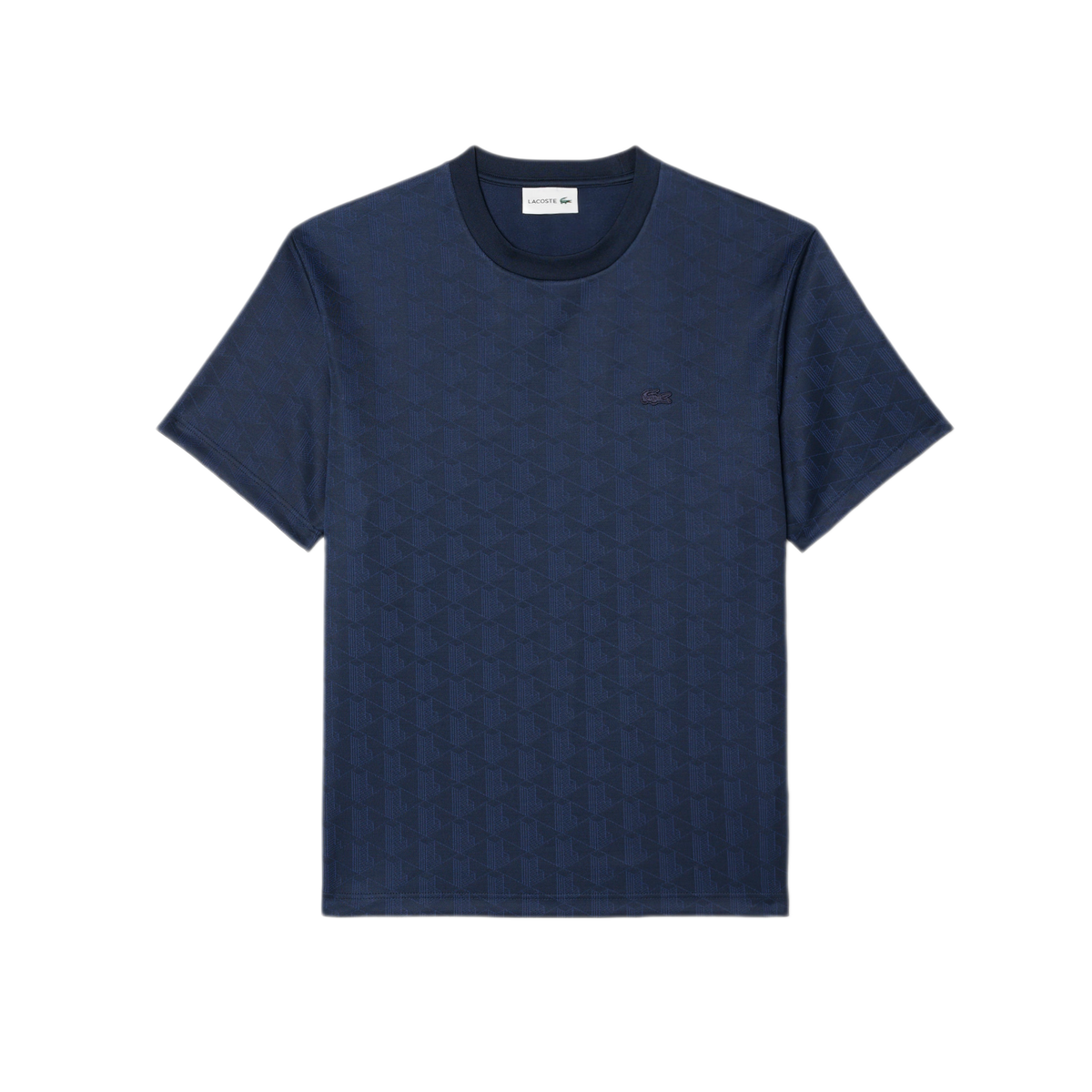 LACOSTE T-shirt jacquard con monogramma TH1985