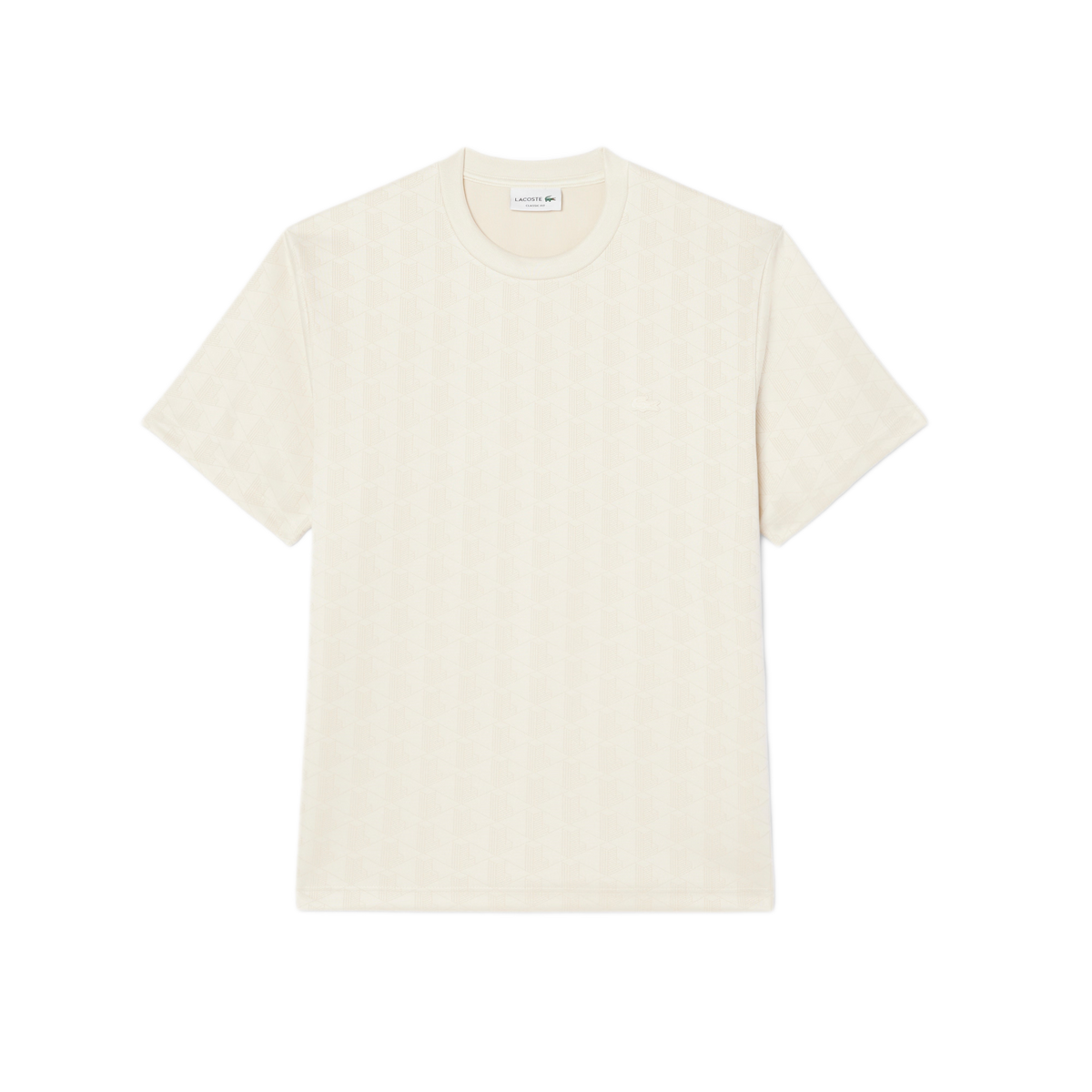 LACOSTE T-shirt jacquard con monogramma TH1985