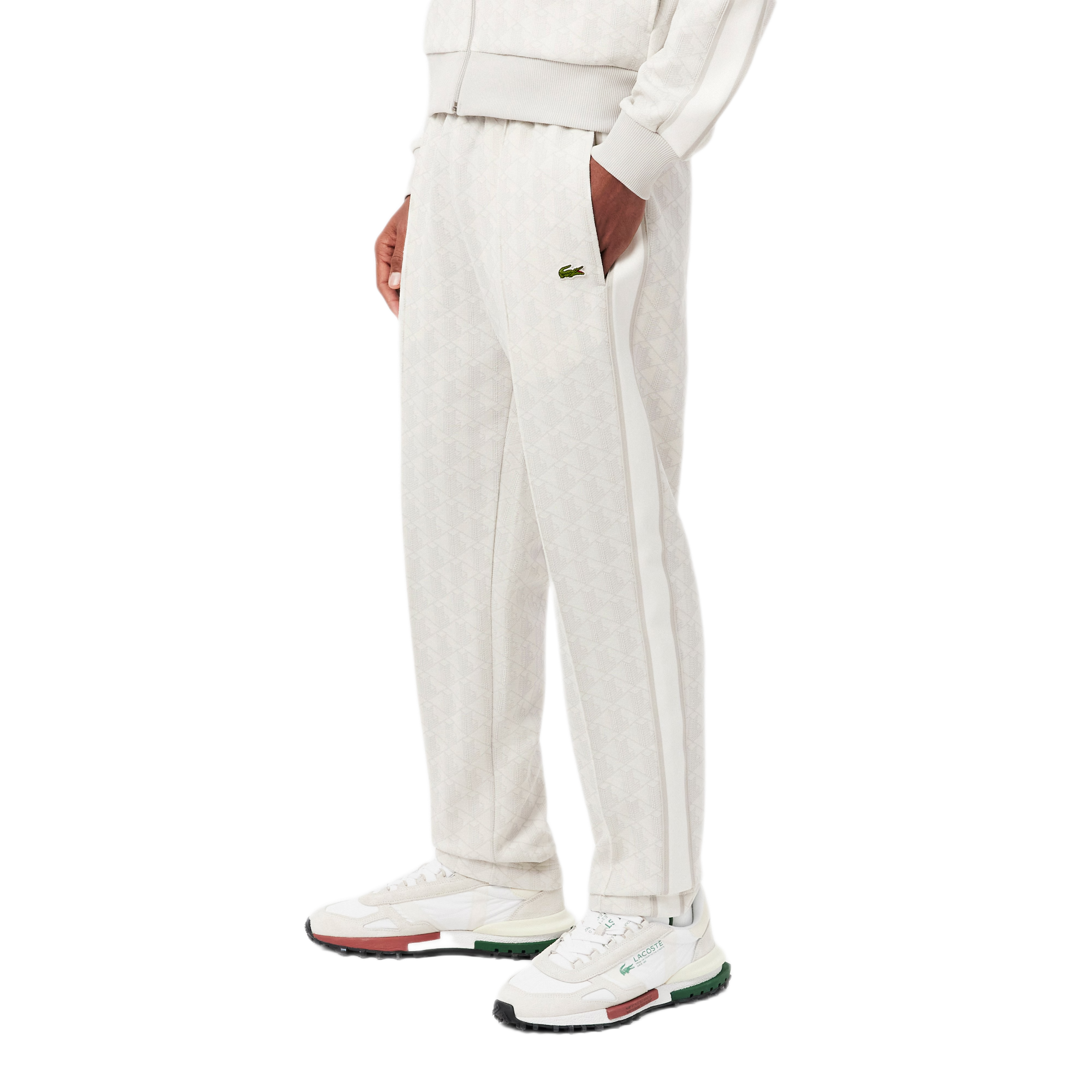 LACOSTE Pantaloni della tuta in con monogramma Paris XH1440