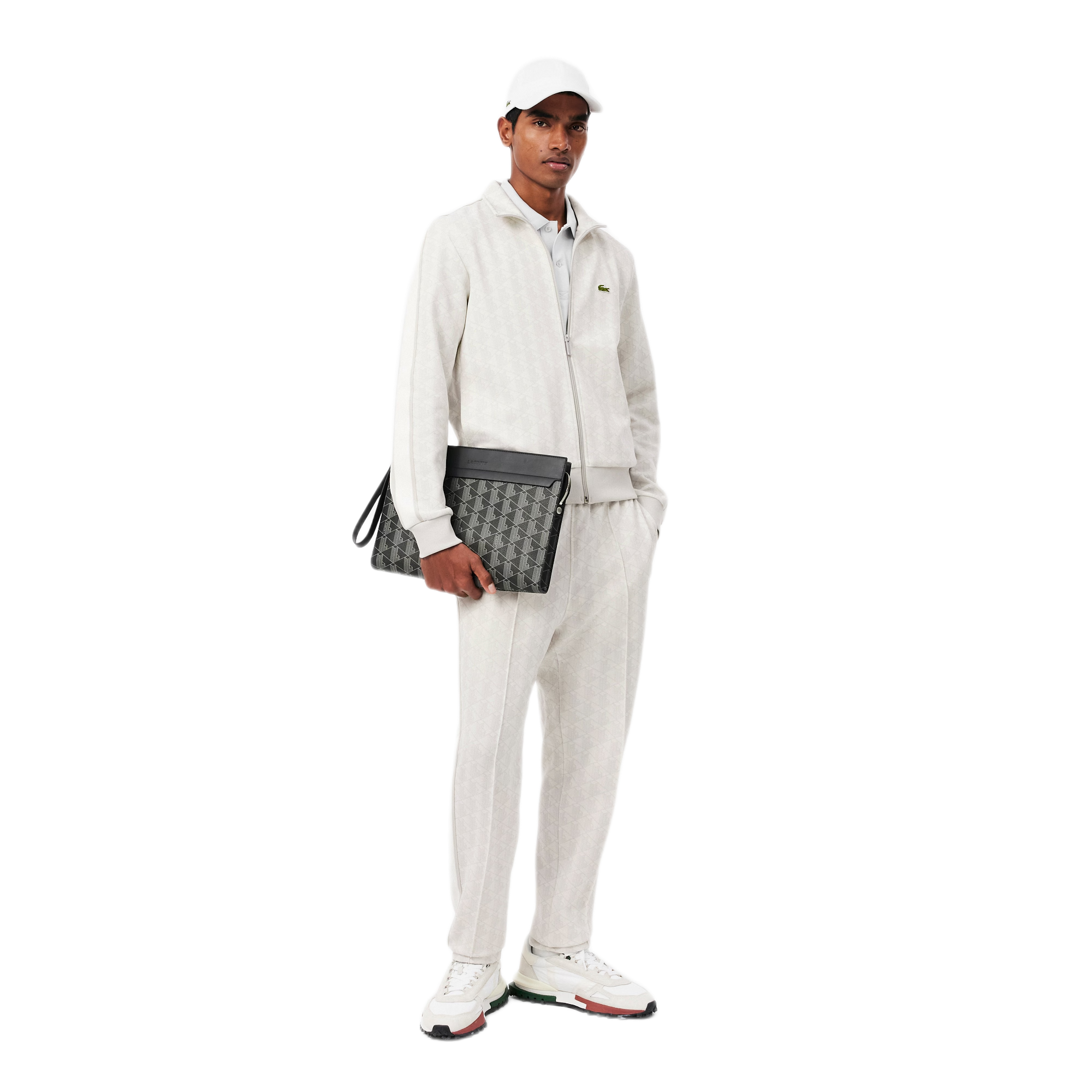 LACOSTE Pantaloni della tuta in con monogramma Paris XH1440