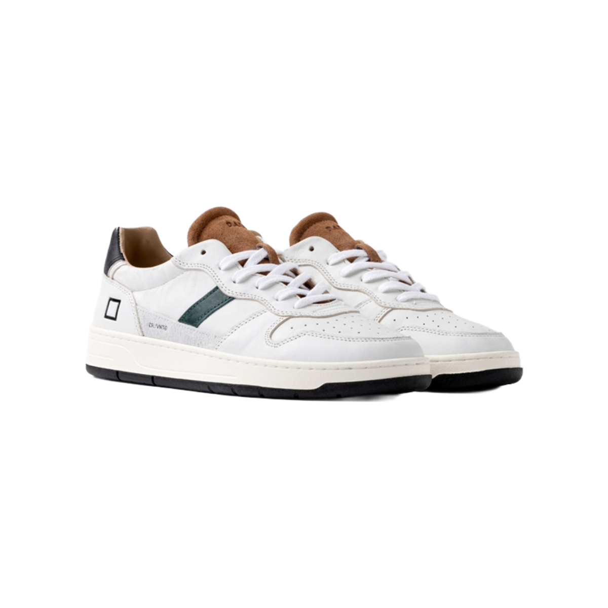 DATE SNEAKERS IN PELLE MODELLO COURT 2.0 VINTAGE