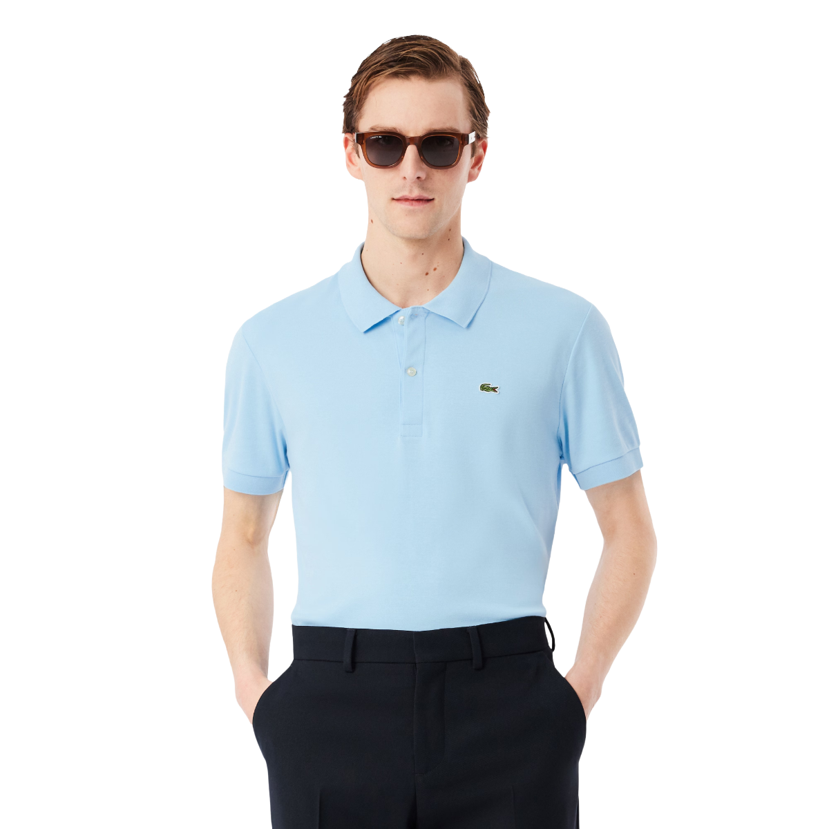LACOSTE Polo regular fit in cotone Pima DH2050