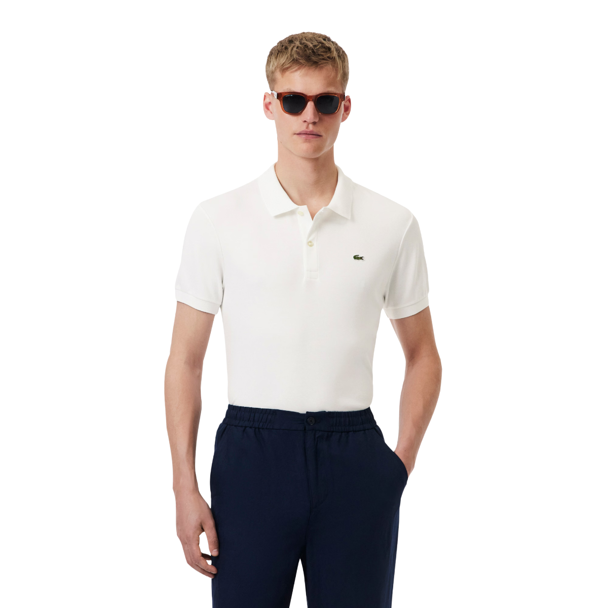 LACOSTE Polo regular fit in cotone Pima DH2050