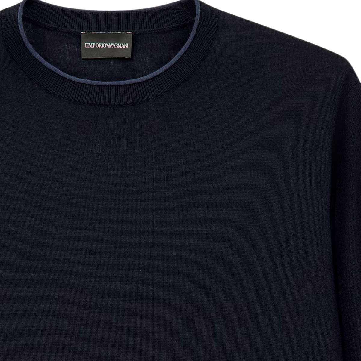 EMPORIO ARMANI Maglione in lana rasata Travel Essential EM006225
