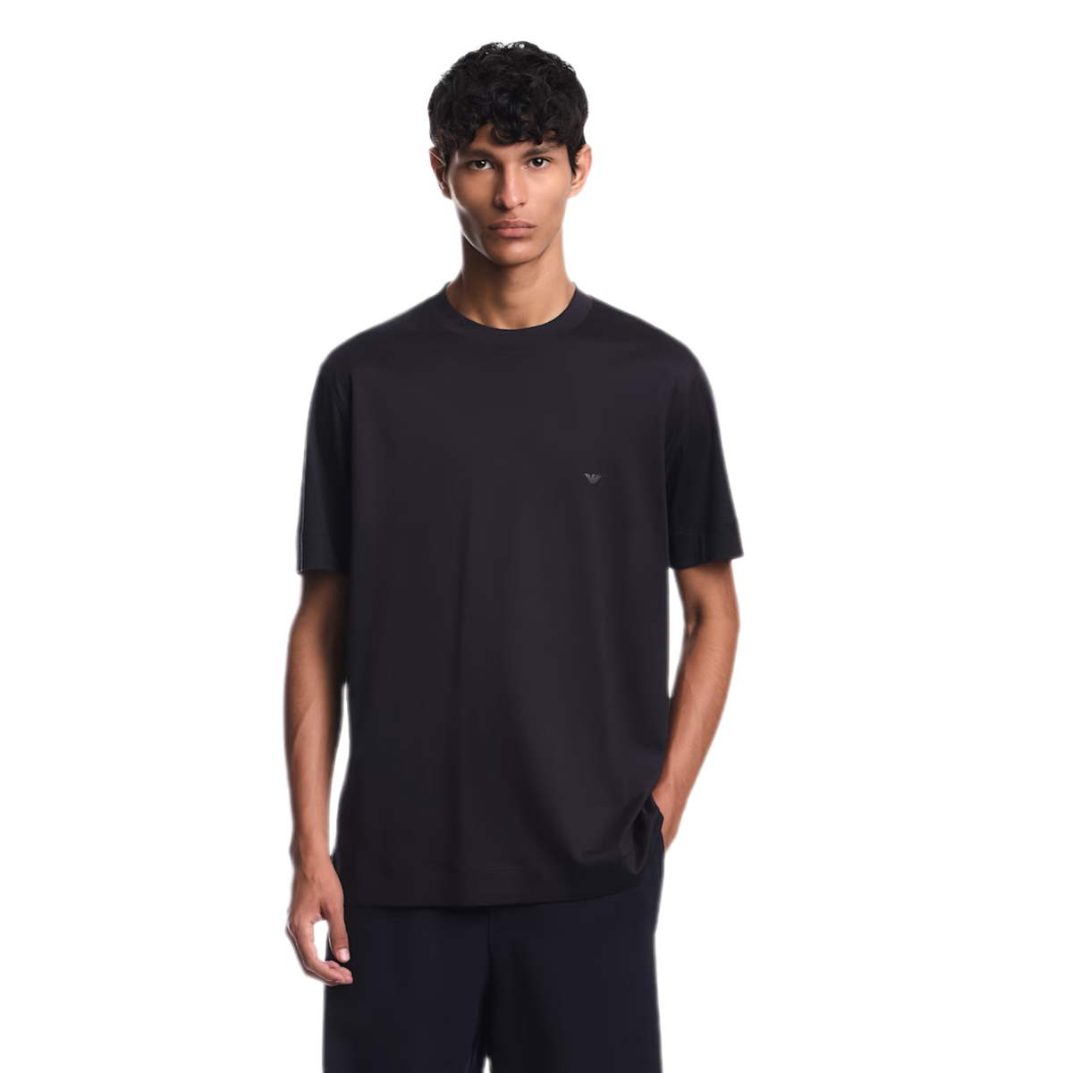 EMPORIO ARMANI T-shirt in jersey misto lyocell Travel Essential EM006318