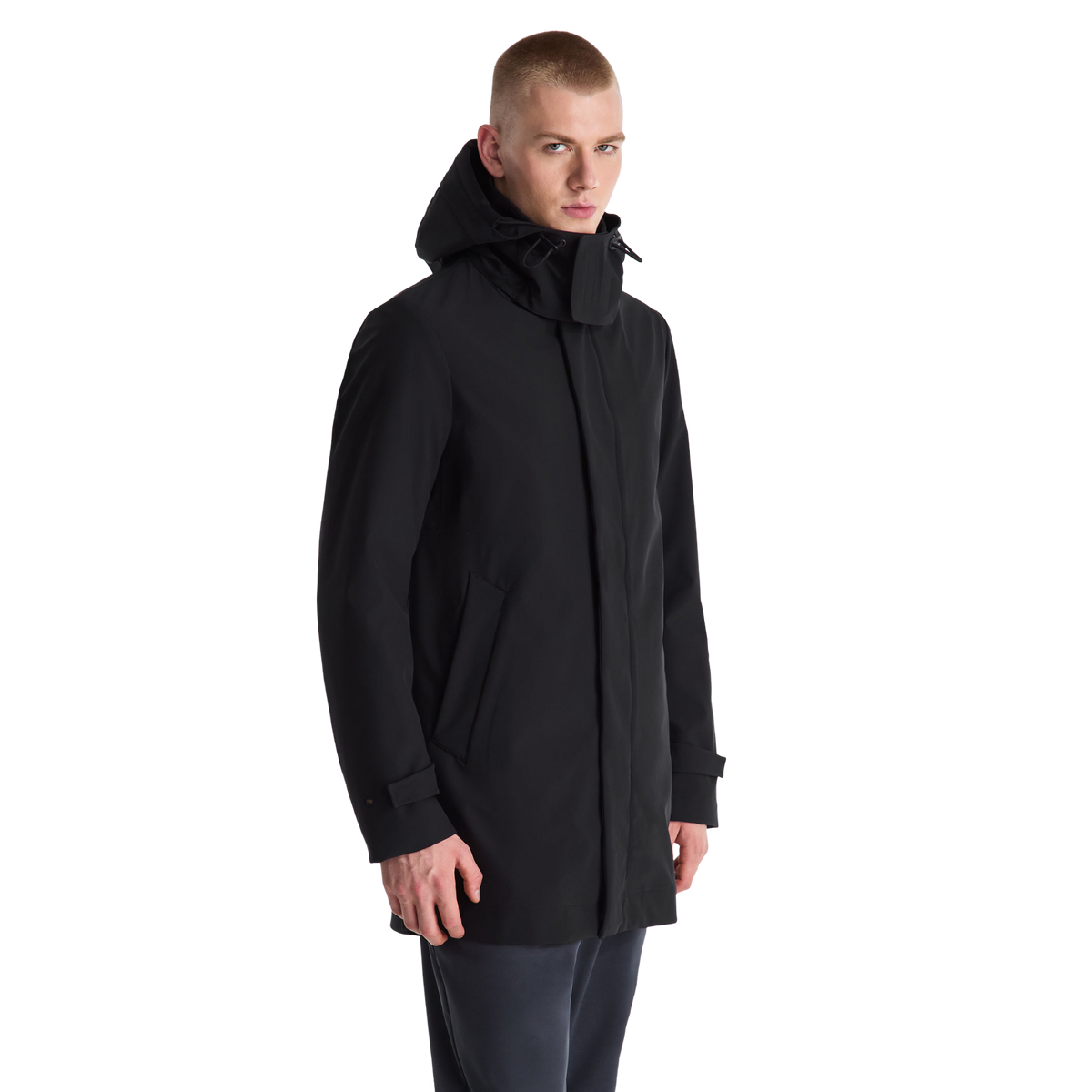 PEUTEREY GROFF KPR GRS 01 Giacca lunga con colletto PEU5974