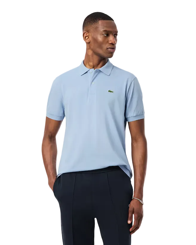Lacoste Polo Shirt in cotone celeste light - uomo PH9851