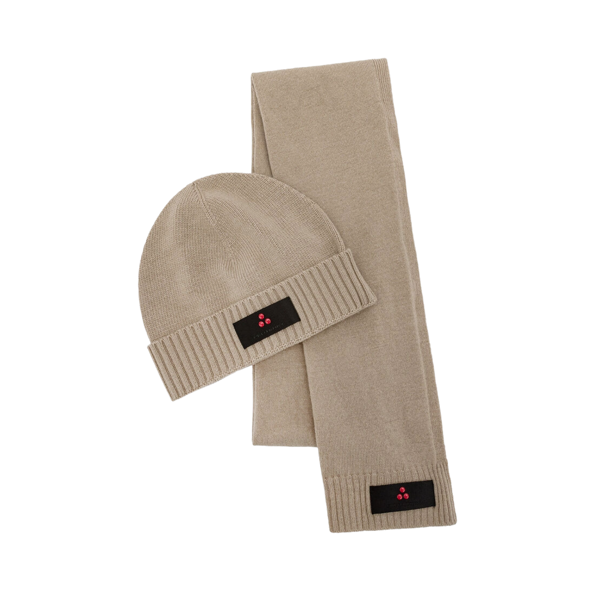 PEUTEREY Kit sciarpa e berretto in misto cachemire KPEU0019