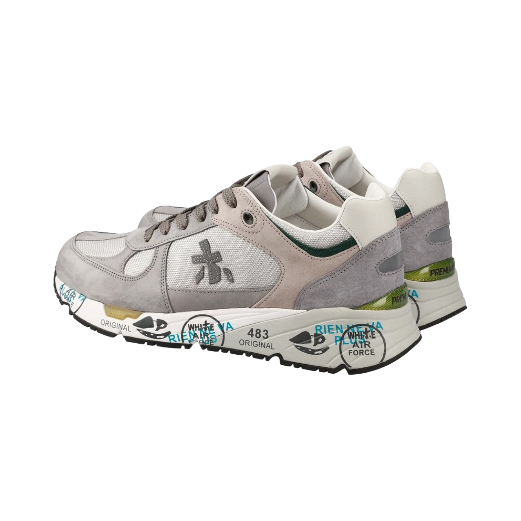 PREMIATA SNEAKERS IN PELLE E SUEDE MASE 7821