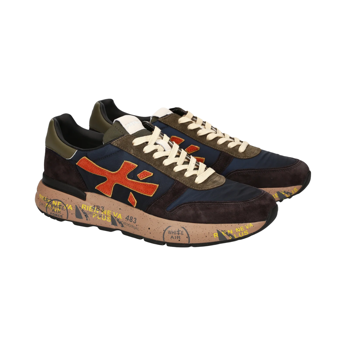 PREMIATA SNEAKERS IN SUEDE E TESSUTO MICK 7721