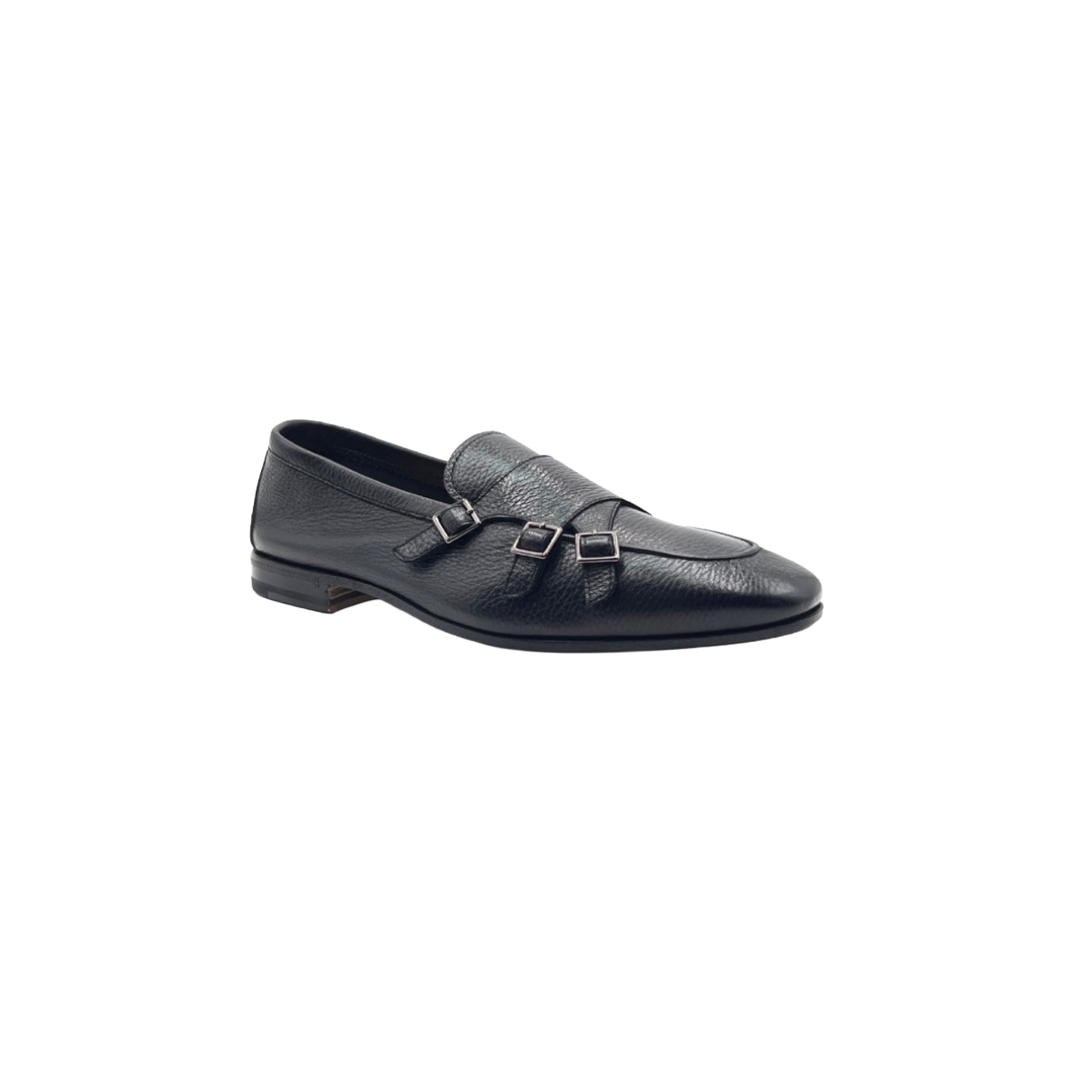 HENDERSON BARACCO Mocassino in cervo con tre fibbie 75418.C.2