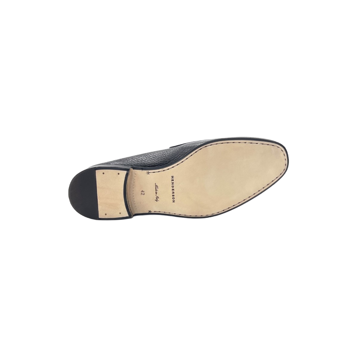 HENDERSON BARACCO Mocassino in cervo con tre fibbie 75418.C.2