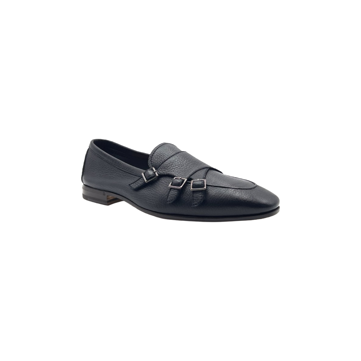 HENDERSON BARACCO Mocassino in cervo con tre fibbie 75418.C.1