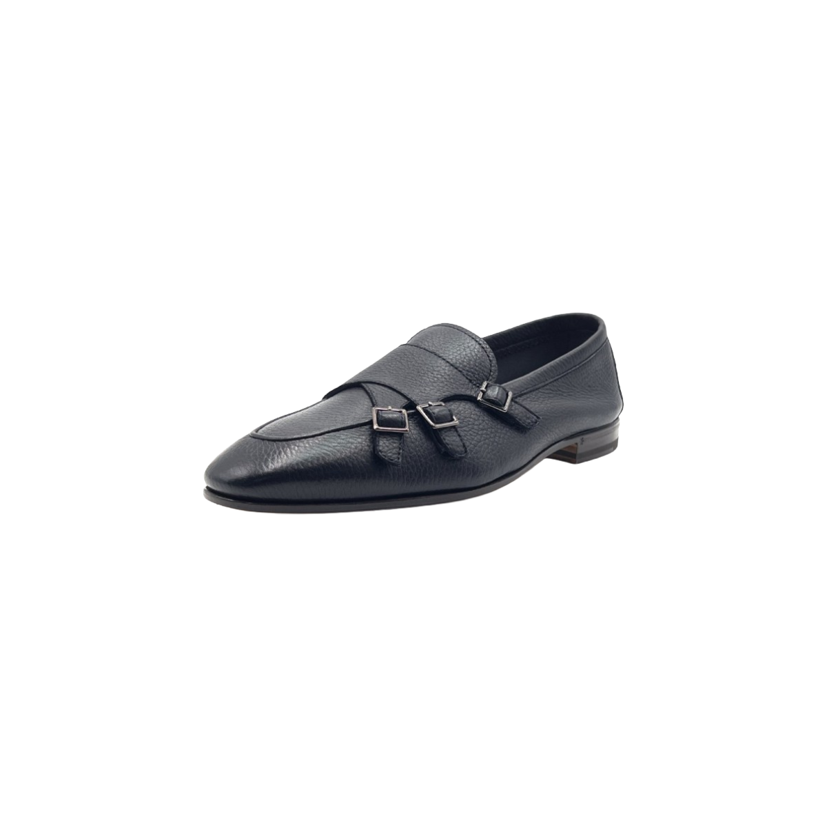 HENDERSON BARACCO Mocassino in cervo con tre fibbie 75418.C.1