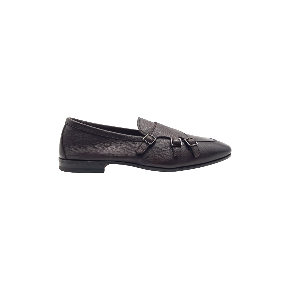 HENDERSON BARACCO Mocassino in cervo con tre fibbie 75418.C.0