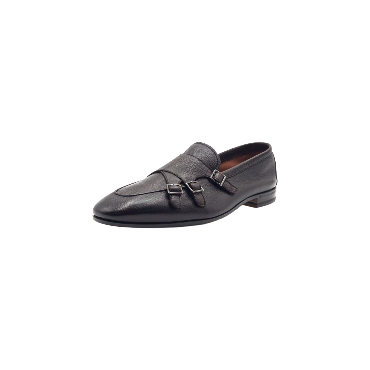 HENDERSON BARACCO Mocassino in cervo con tre fibbie 75418.C.0