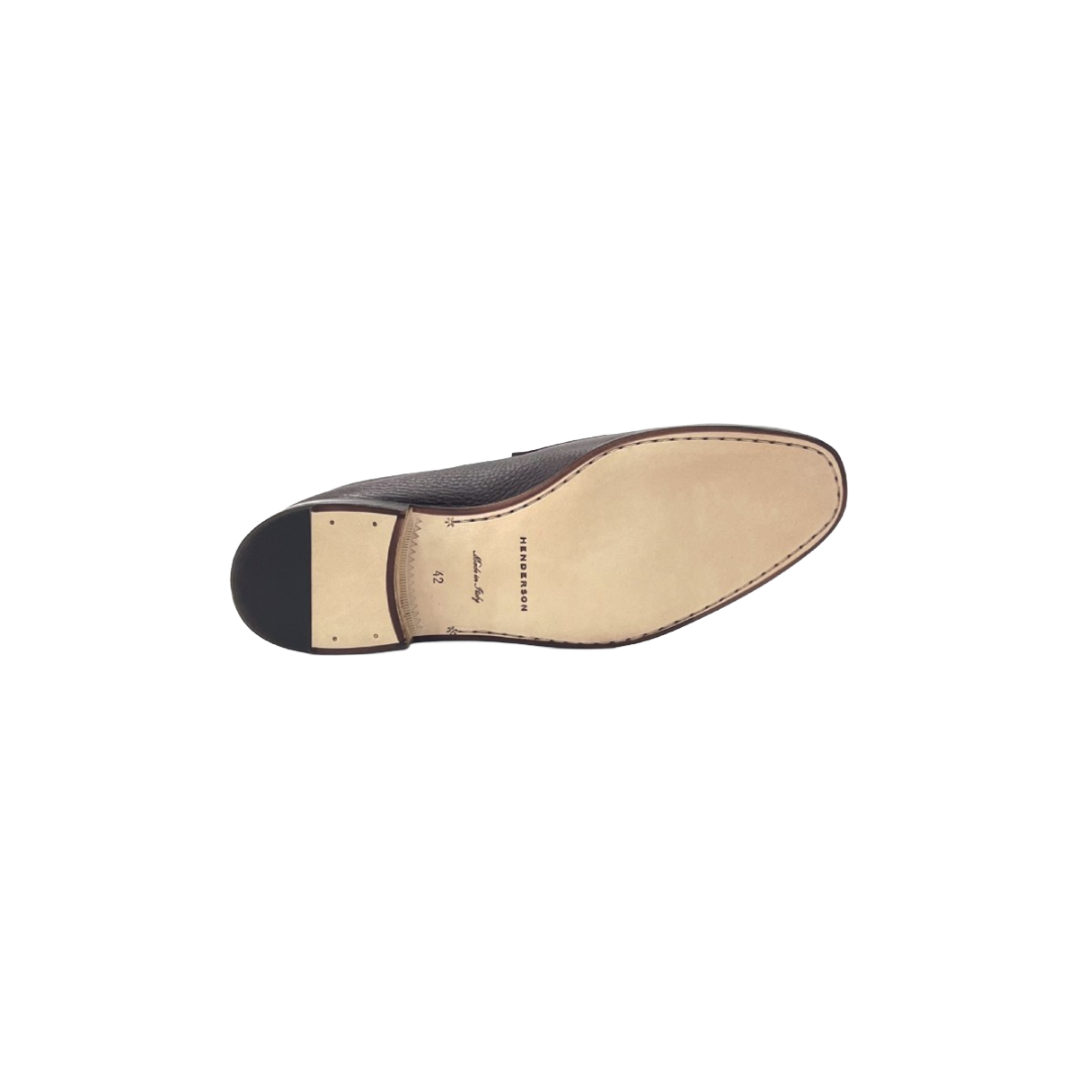 HENDERSON BARACCO Mocassino in cervo con tre fibbie 75418.C.0