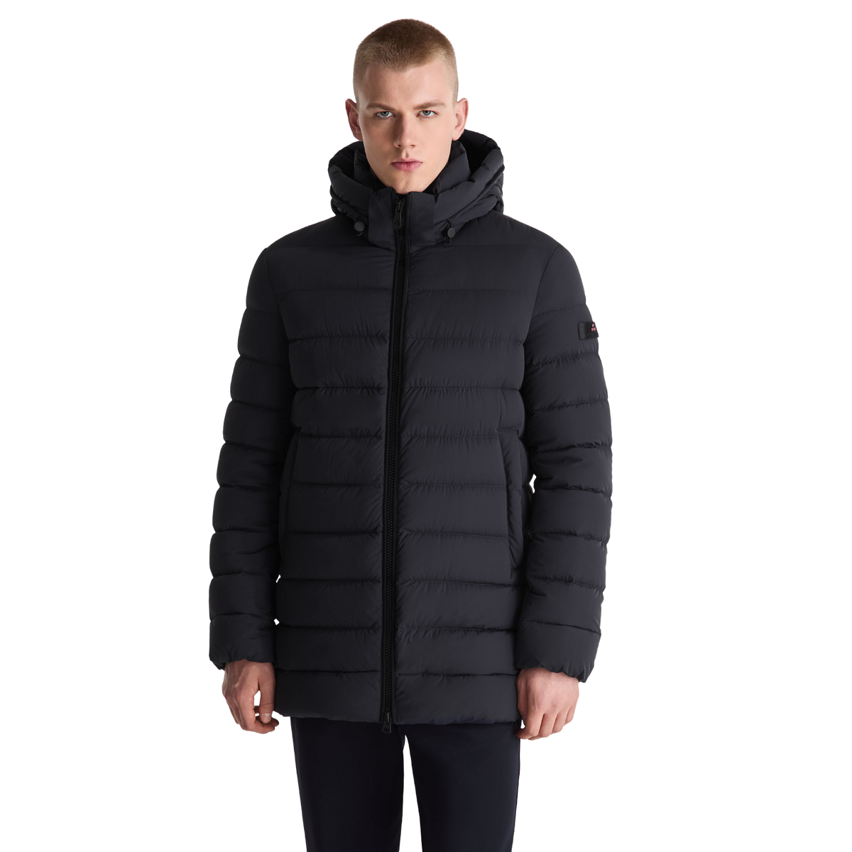 PEUTEREY Piumino lungo in nylon opaco NIGEL NS PEU5940