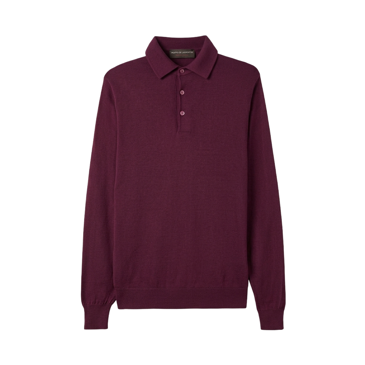 FILIPPO DE LAURENTIIS Polo paramontura M/L Royal Merino PL1MLPAR_RM16R