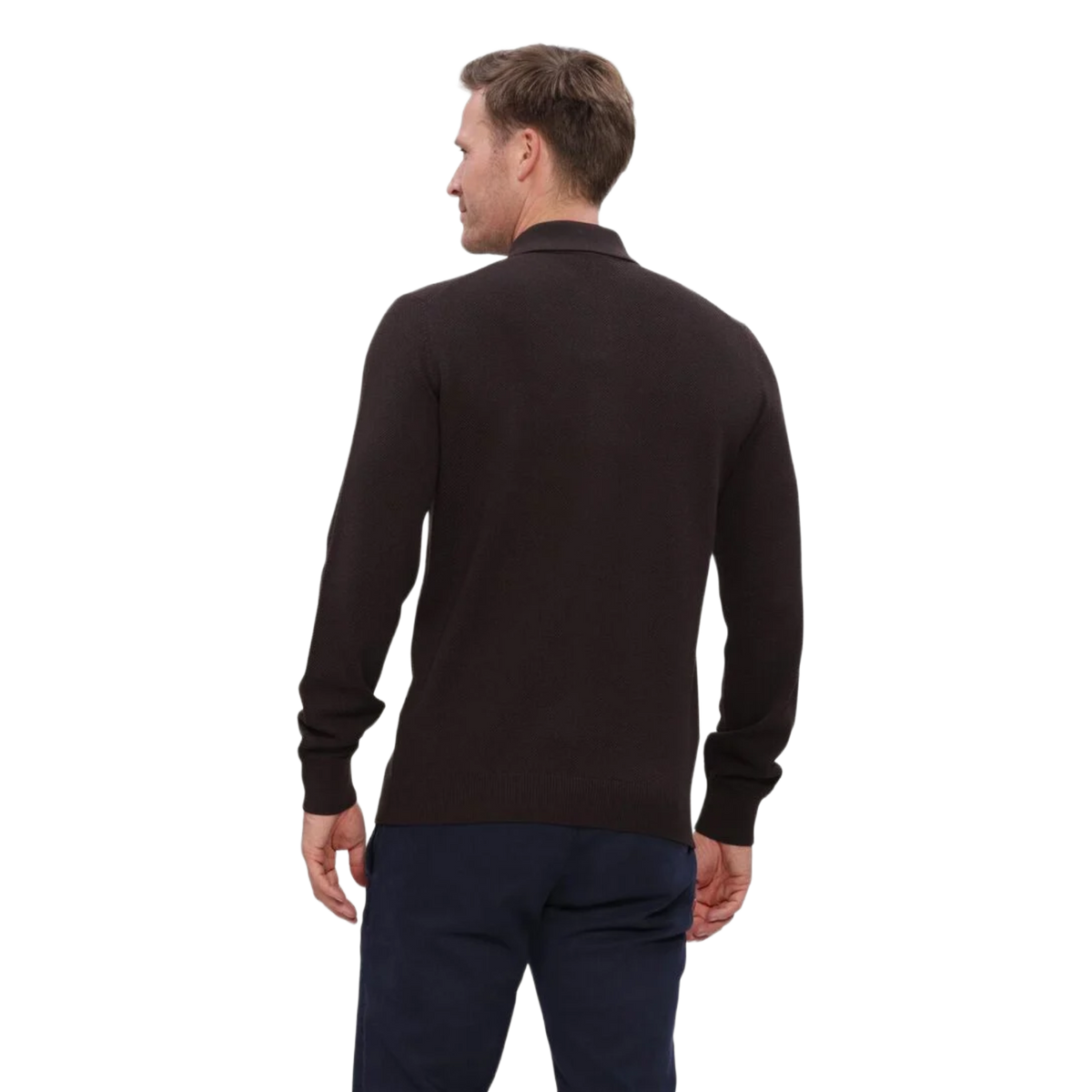 FILIPPO DE LAURENTIIS POLO M/L IN ROYAL MERINO PL1ML_RM12Q
