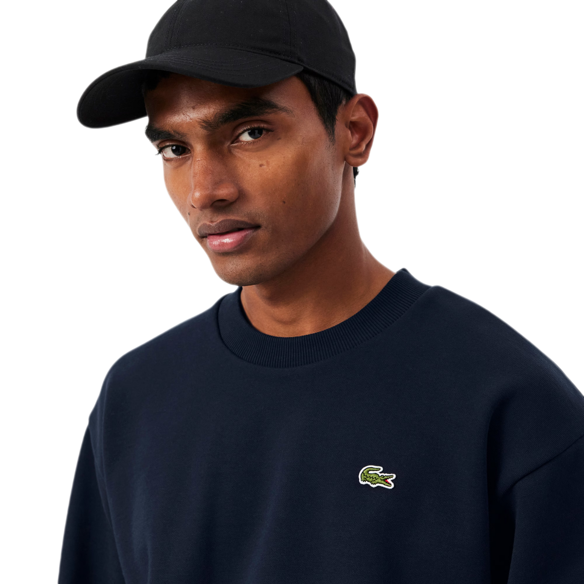 LACOSTE Felpa girocollo in cotone SH8868