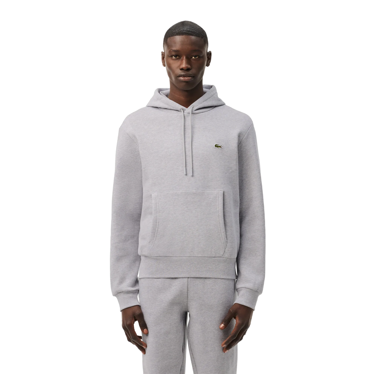 LACOSTE Felpa con cappuccio in cotone felpato  SH9623