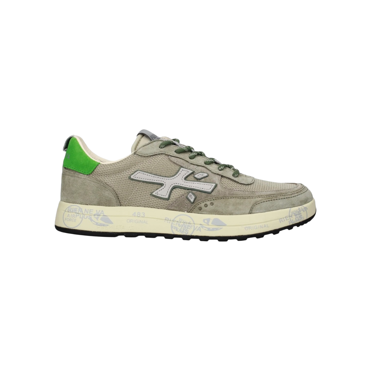 Premiata sneaker uomo modello Nous 8062 in  nylon e camoscio
