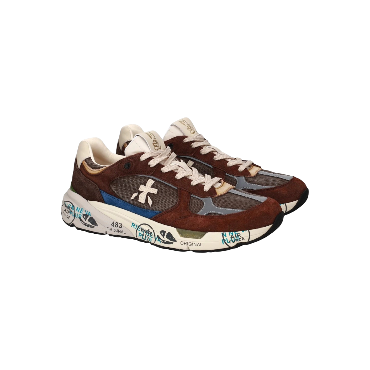 Premiata sneaker duomo modello Mase 25 8026 con tomaia in tessuto e pelle