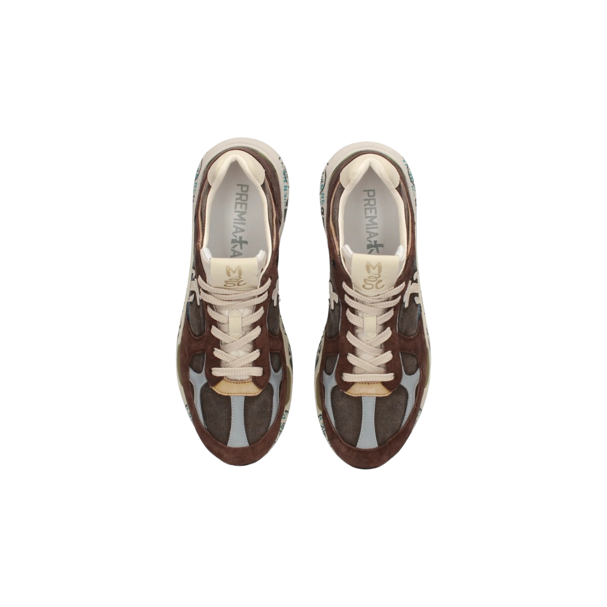 Premiata sneaker duomo modello Mase 25 8026 con tomaia in tessuto e pelle