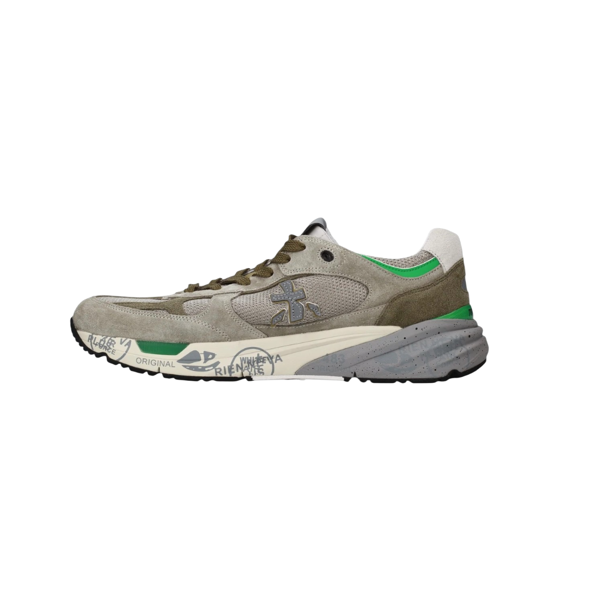 Premiata Sneaker uomo modello Mase 25 8017 con tomaia in tessuto e pelle