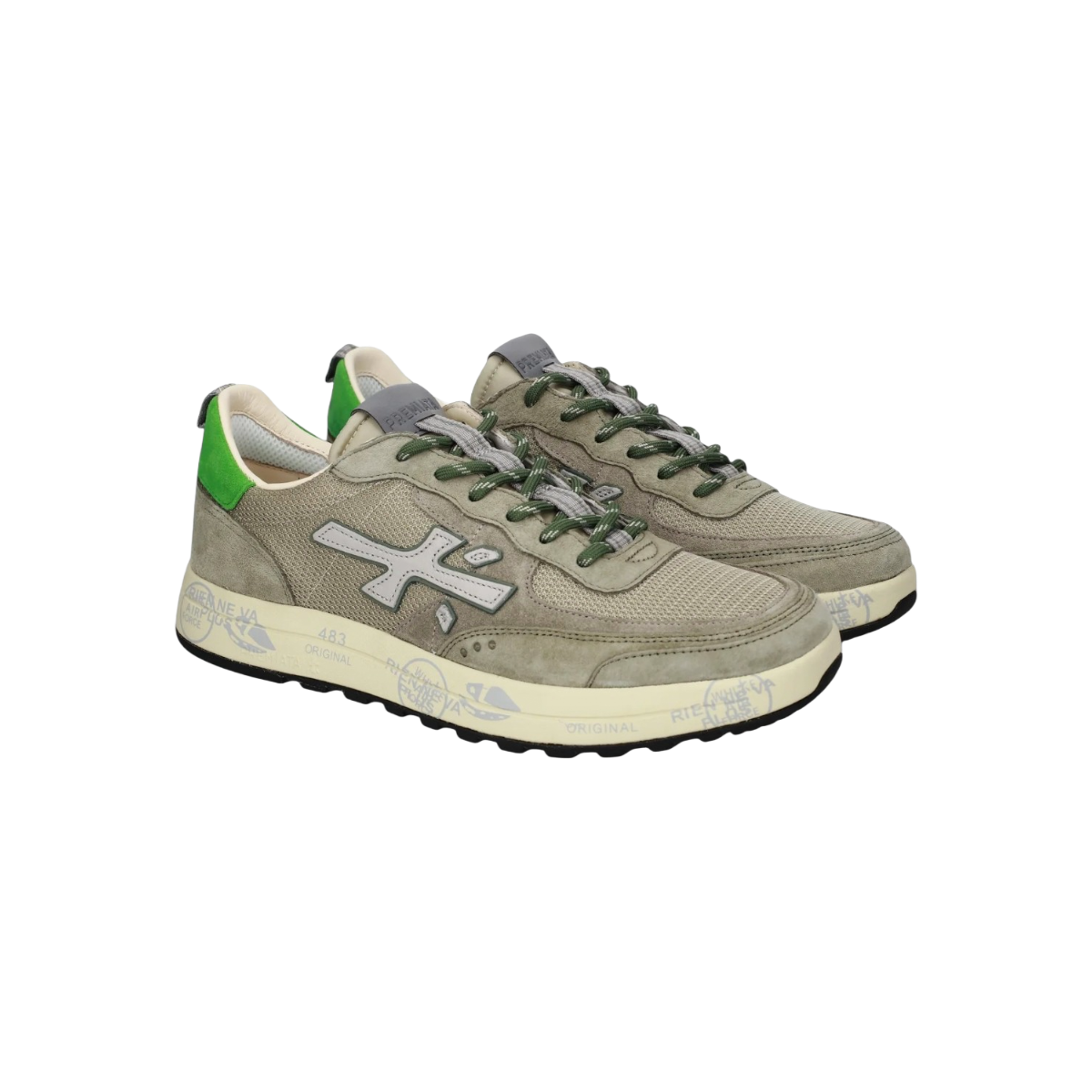 Premiata sneaker uomo modello Nous 8062 in  nylon e camoscio