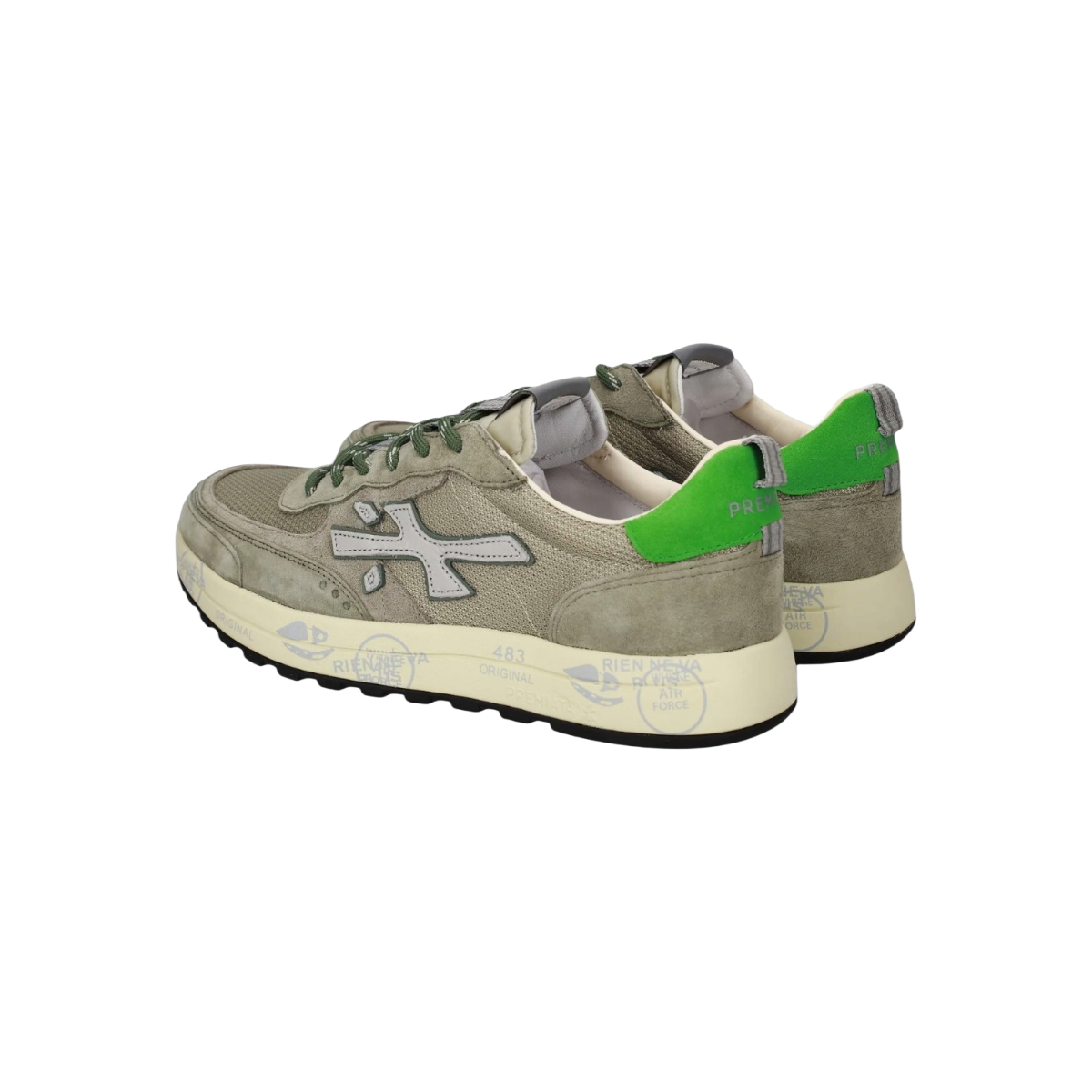 Premiata sneaker uomo modello Nous 8062 in  nylon e camoscio